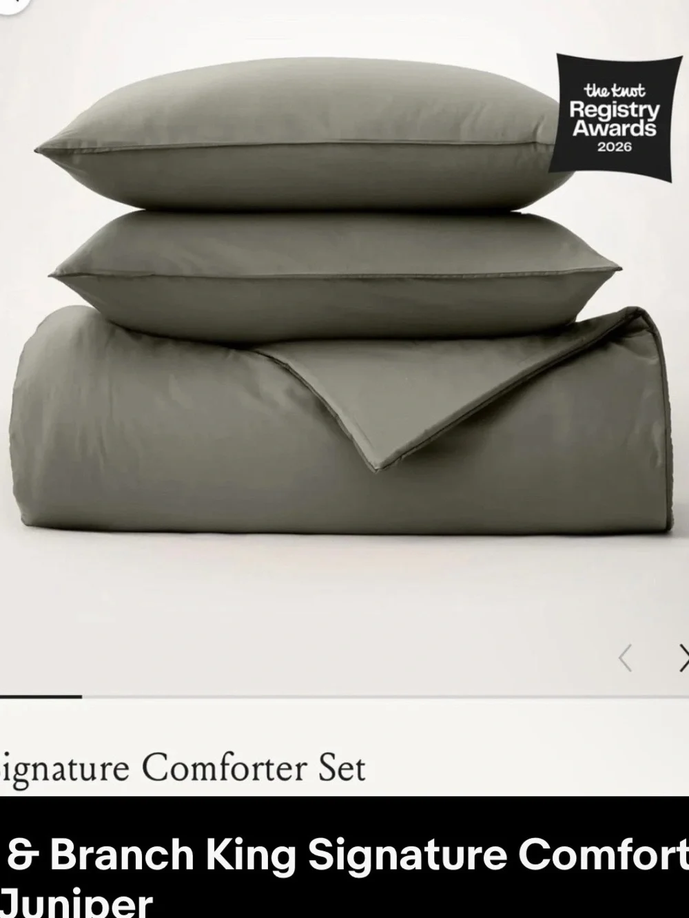 King Signature Comforter Set - Juniper Green